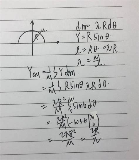 半圓形心位置|[中學] 半圓質心位置